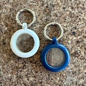 PZOZ •AirTag Case Keychain, Screen Protector Holder Compatible with Apple AirTag